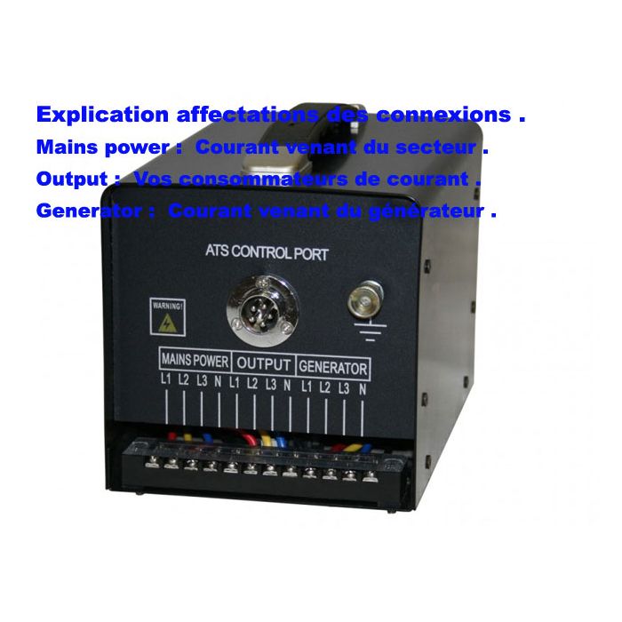 Groupe électrogène Diesel 5.5 KW 230V + Démarrage automatique ATS.
