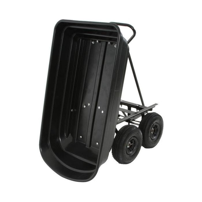 Chariot de jardin à main benne basculante 75° 125L charge max. 200