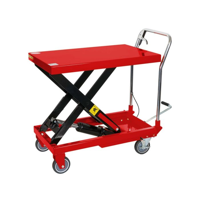 Table élévatrice hydraulique 500kg jusqu'à 78cm de haut avec plateau 82x52cm