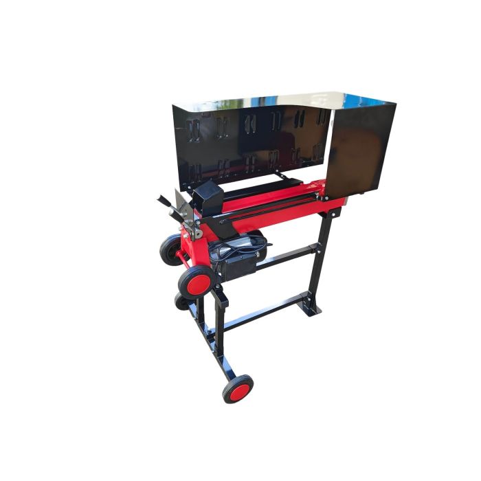 Fendeuse / Fendeur de bûches électrique 2900W 230V  7T, sur châssis, Buche jusqu'à 52cm avec cage protectrice