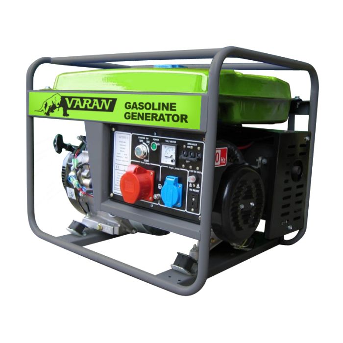 Groupe électrogène essence 7.0 kVA 1x 400V 1x 230V 1x 12VDC
