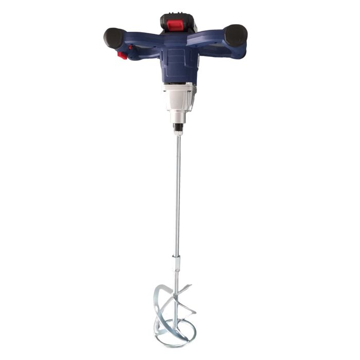 Mélangeur sur batterie 20v 2Ah + Chargeur,Malaxeur pour enduit, ciment, mortier, colle, crépis, plafonnage...