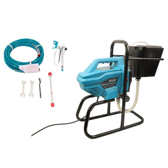 Pulvérisateur de peinture Airless 650w 200 bar, Pistolet haute pression avec réservoir 5 litres