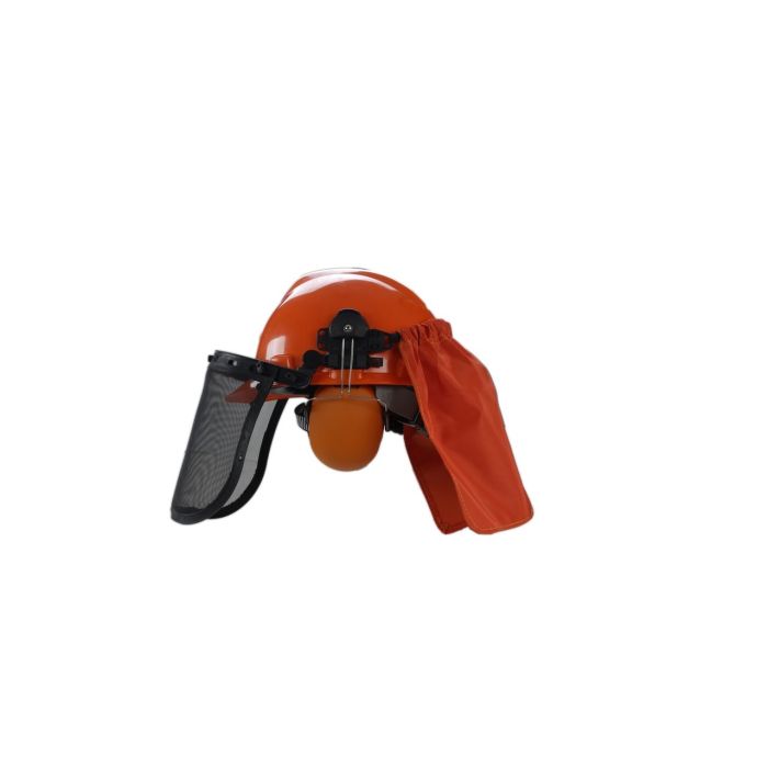 Casque de protection pour travaux de jardinage, élagage... Protection Visage, nuque, tête et oreille