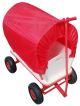 Chariot Wagon pour Enfant, chariot de transport en bois avec bâche, Charge 180Kg Max.